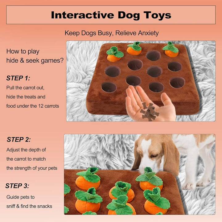 PawsApproved™ - Carrot Dog Toy