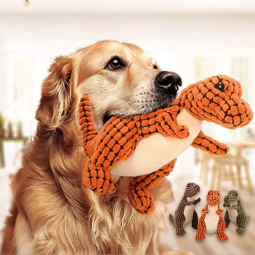 Paws Approved Indestructible Robust Dino Toy for Dogs