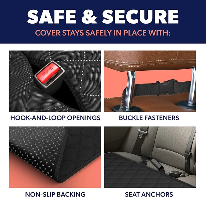 Pup Protector Back Seat Dog Car Cover Safety and Security tips